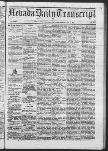 July 25, 1874