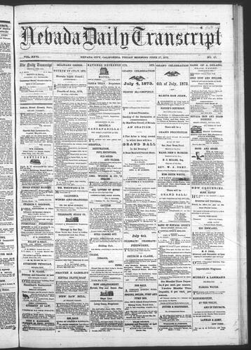 June 27, 1873
