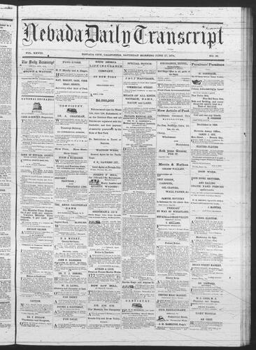 June 27, 1874