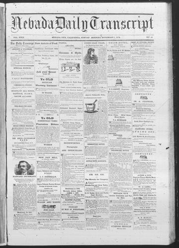 November 1, 1874
