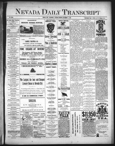 November 1, 1884