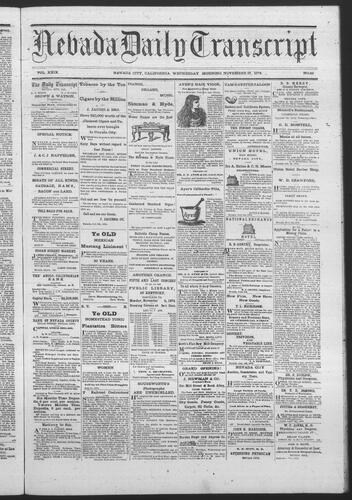 November 18, 1874