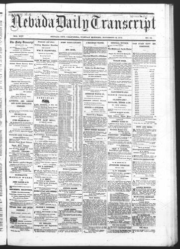 November 19, 1872