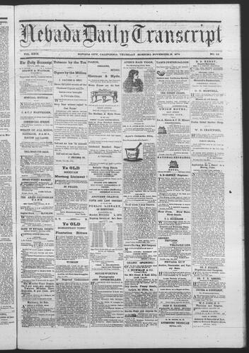November 19, 1874