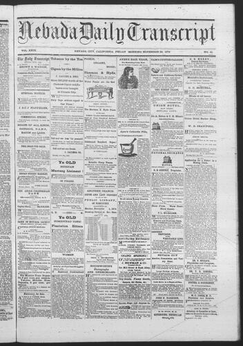November 20, 1874