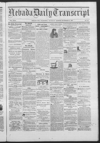 November 21, 1874