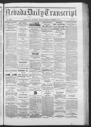 November 22, 1877