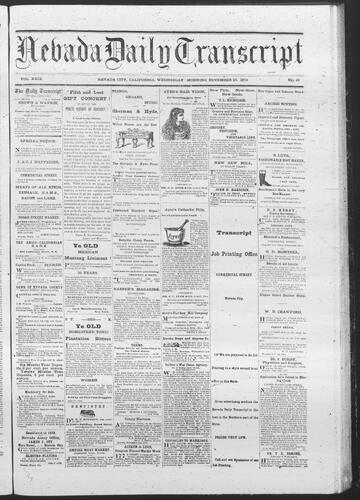 November 25, 1874