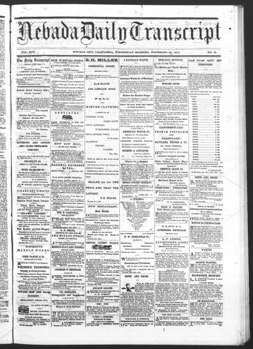 November 27, 1872
