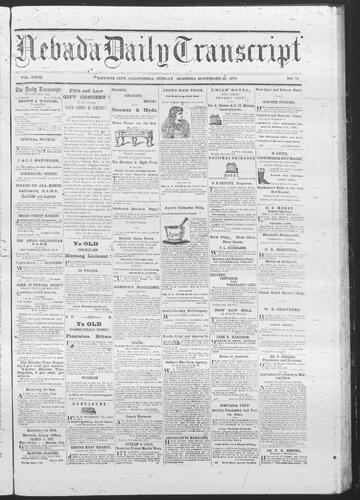 November 29, 1874