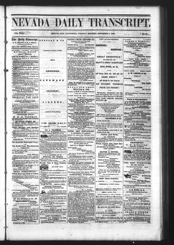 November 3, 1868