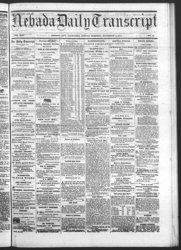November 3, 1872