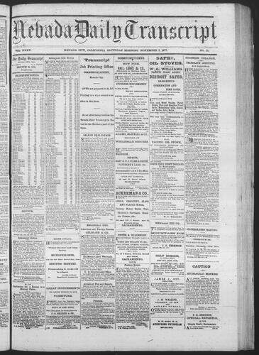 November 3, 1877