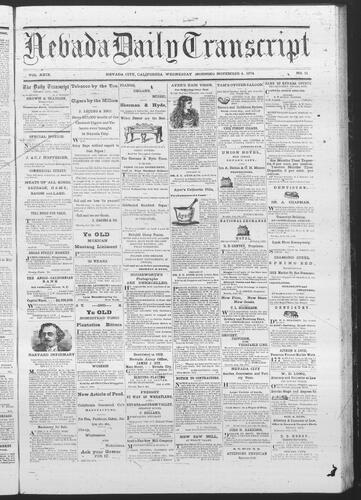 November 4, 1874