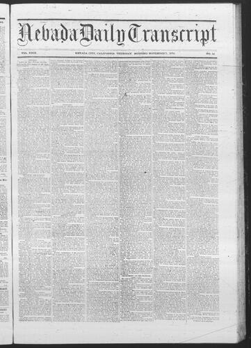 November 5, 1874