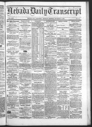 November 7, 1872