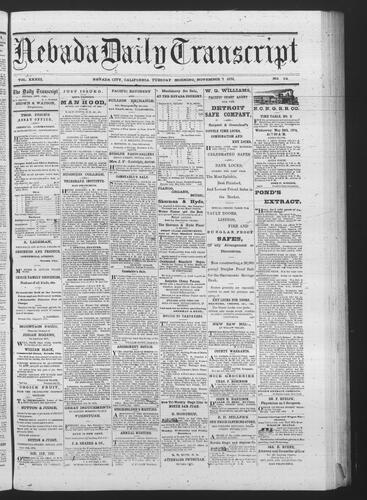 November 7, 1876