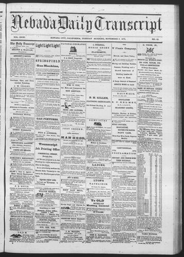 November 9, 1875