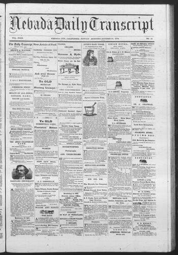 October 25, 1874
