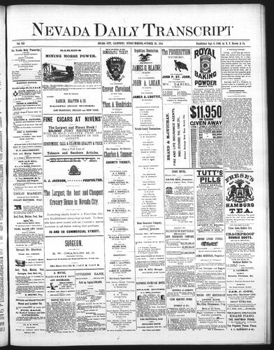 October 26, 1884