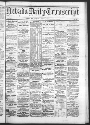 October 27, 1872