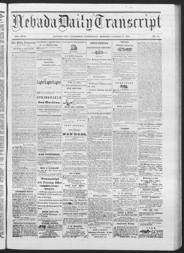 October 27, 1875