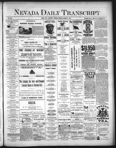 October 29, 1884
