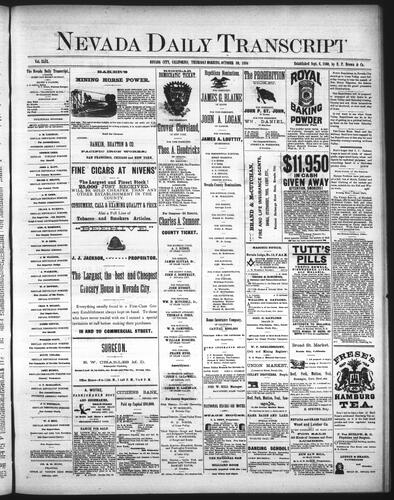 October 30, 1884