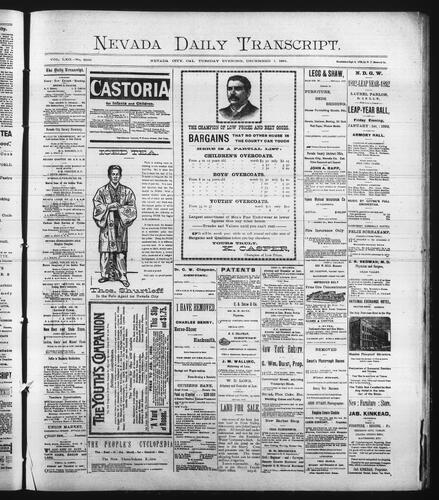 December 1, 1891