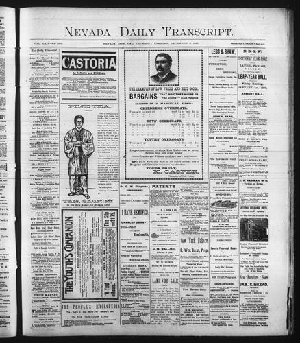 December 3, 1891