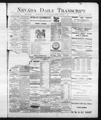 Click to view January 1, 1891 January 1, 1891