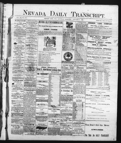January 3, 1891