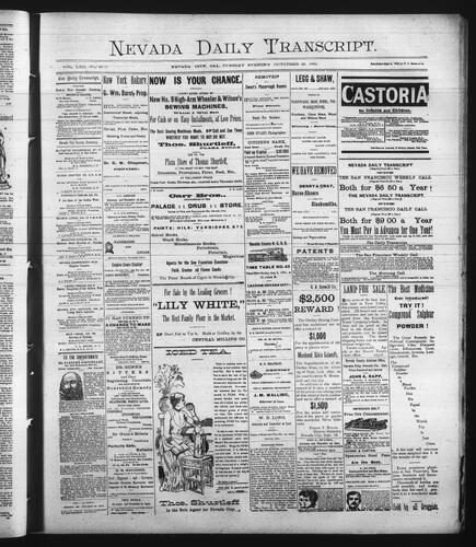 October 20, 1891