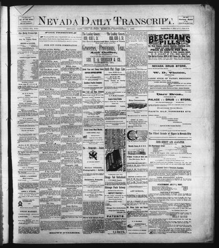 September 1, 1889