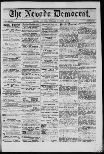 November 1, 1860