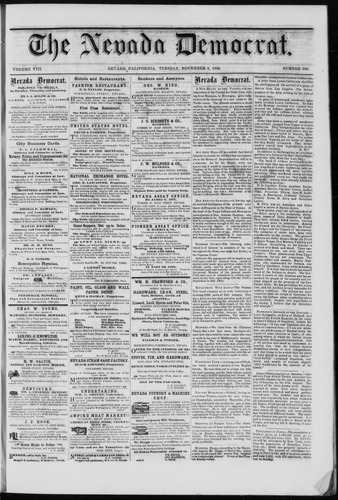 November 6, 1860