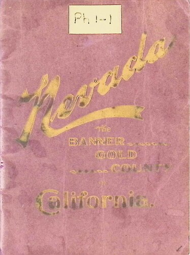 Nevada - The Banner Gold County of California (PH 1-1)(1904)
