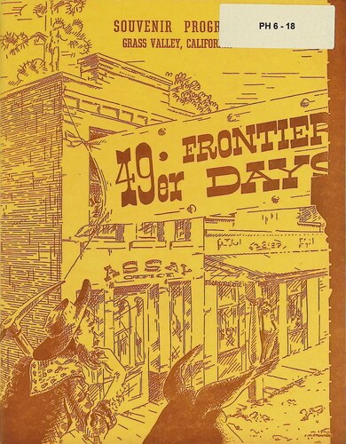 49er Frontier Days Souvenir Program (PH 6-18)