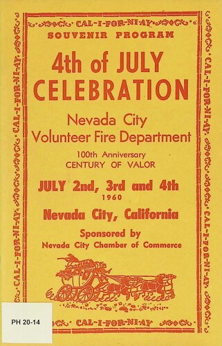 4th of July Celebration Souvenir Program (PH 20-14)(1960)