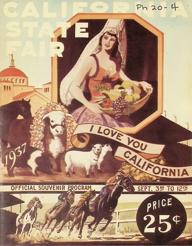 California State Fair Official Souvenir Program (PH 20-4)(September 1937)