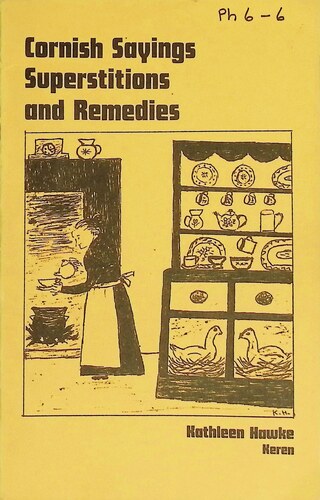 Cornish Sayings Superstitions and Remedies (PH 6-6)(1973)