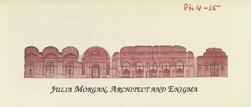 Julia Morgan Conservation Fundraising Mailer (PH 4-15)