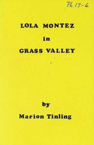 Lola Montez in Grass Valley (PH 17-6)(1980)