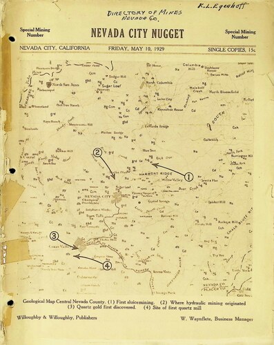 Click to view Nevada City Nugget Special Mining Number (PH 16-1a)(05-10-1929) Nevada City Nugget Special Mining Number (PH 16-1a)(05-10-1929)