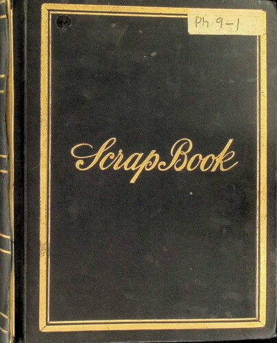 Newspaper Clippings Scrapbook (PH 9-1)(Not Dated)