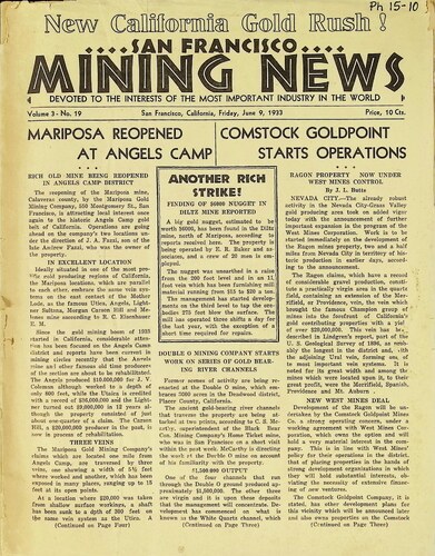 San Francisco Mining News (PH 15-10)(06-09-1933)