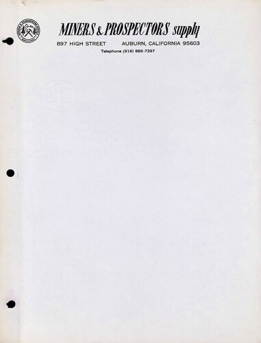 Test Instructions for Identifying Minerals (PH 16-6)(Undated )