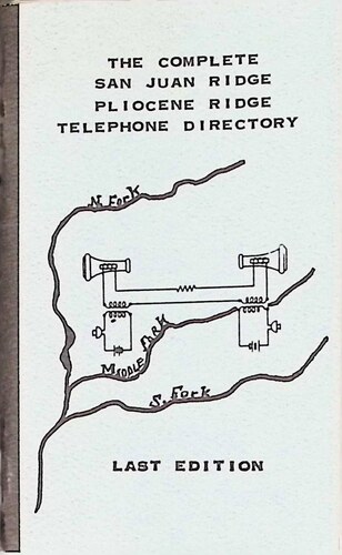 The Complete San Juan Ridge Pliocene Ridge Telephone Directory (PH 13-15)(1984)