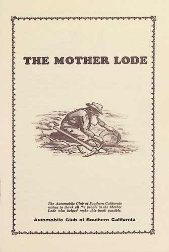 The Mother Lode - AAA Travel Guide (PH 8-15)(1978)
