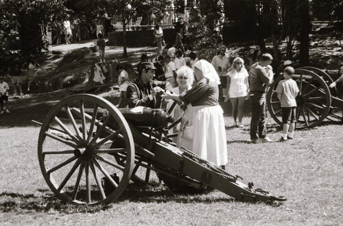 Civil War Battle Reenactment at Pioneer Park for Constitution Day (PIC 7-CARTER 53)